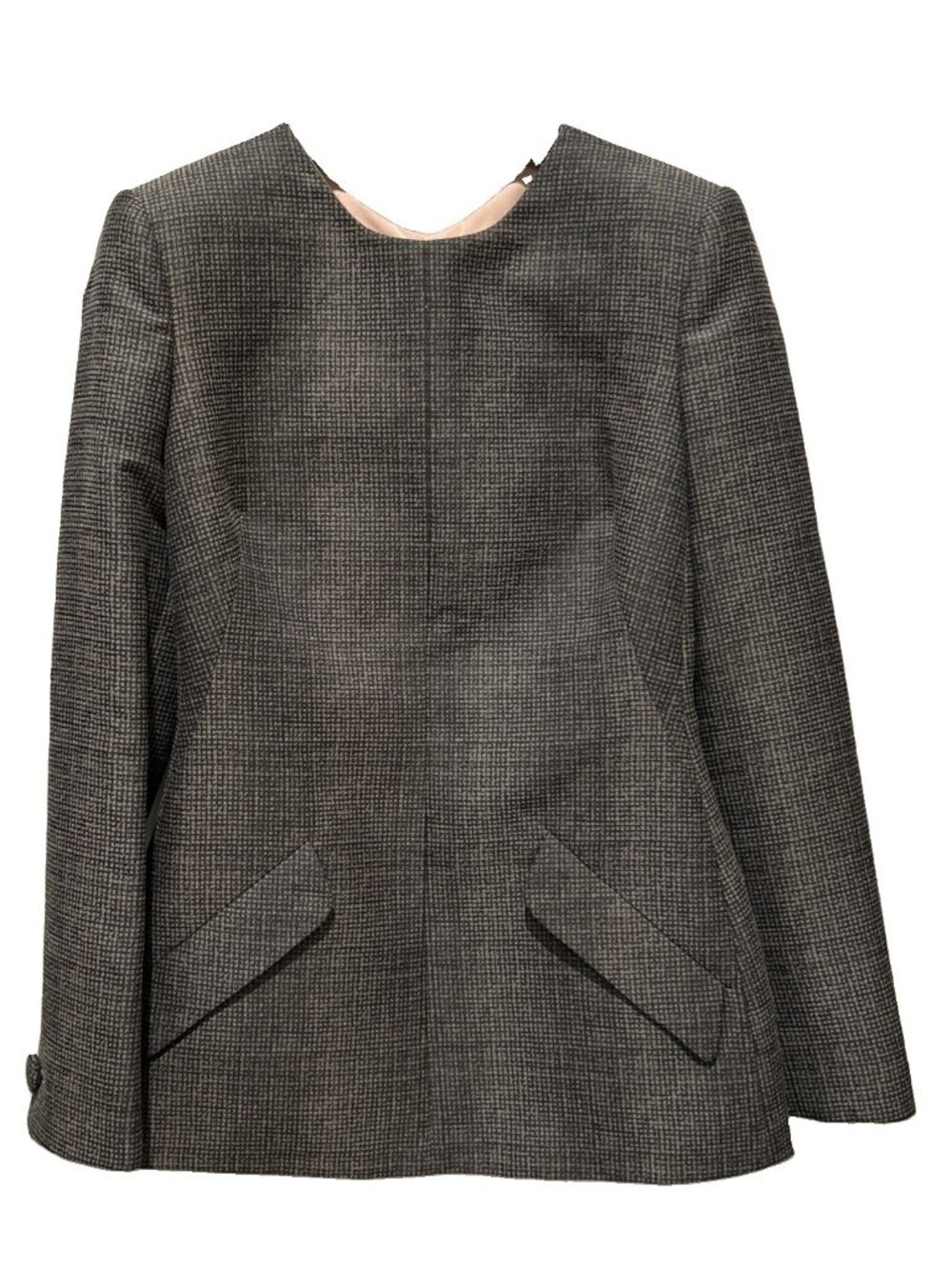 GIORGIO ARMANI Women's Wool/Silk Blazer/Jacket/Coat 36 Grey Made in Italy